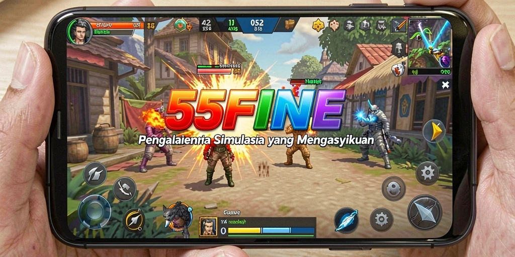 Tampilan gameplay menarik dari 55FIVE dalam simulasi yang mendebarkan.