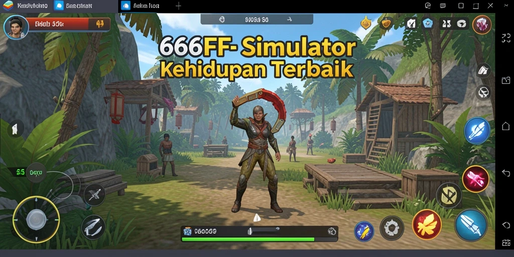 Gameplay menarik dalam 666FF yang menggambarkan kehidupan sehari-hari.