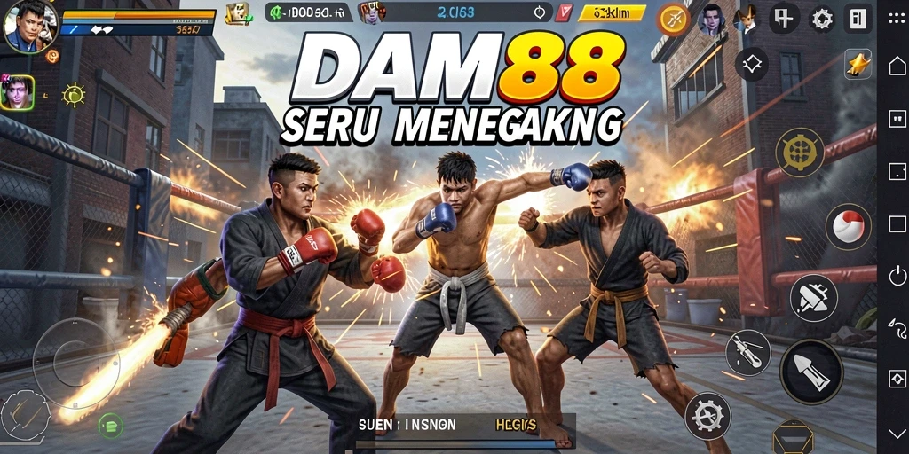 Gameplay yang mendebarkan di dalam DAM88 dengan pertarungan intens.