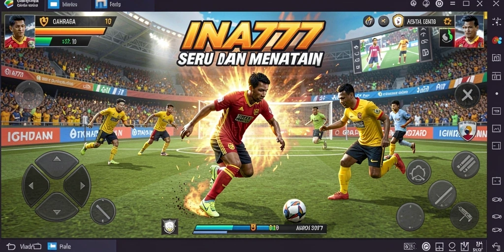 Tampilan gameplay <strong>INA777</strong> yang penuh aksi dan seru!