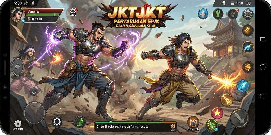 Tangkap momen seru dari gameplay JKTJKT saat pertarungan berlangsung.