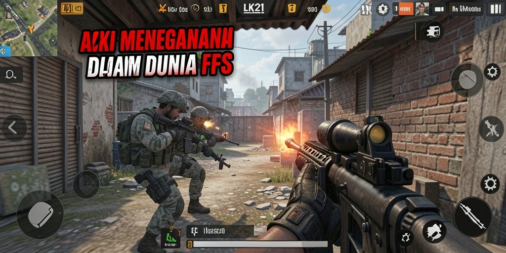 Gameplay seru LK21 dengan aksi tembak-menembak mendebarkan.
