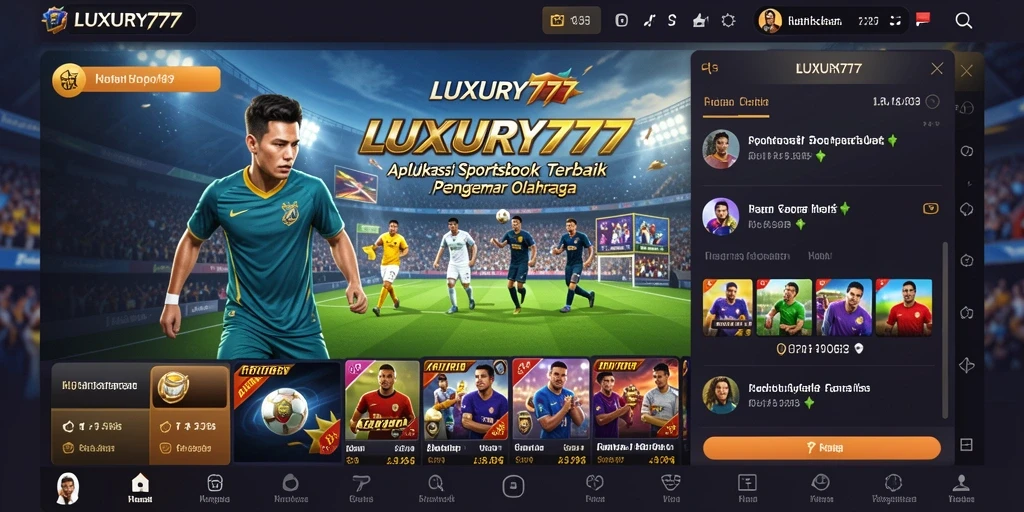 Tampilan gameplay Sportsbook yang seru dan menarik.