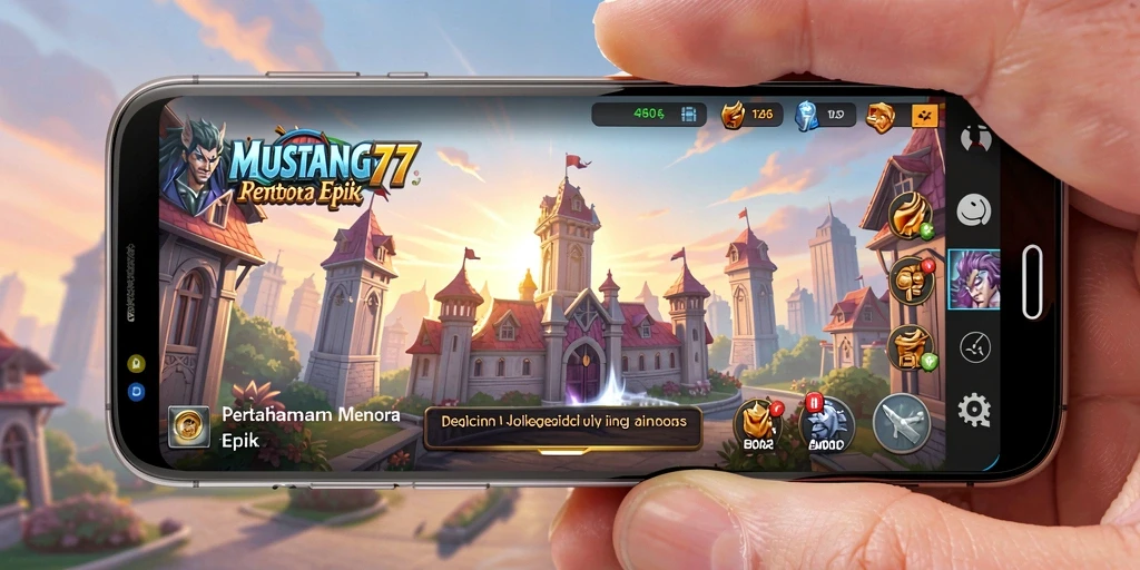 Tampilan gameplay menara pertahanan yang seru dan menantang.