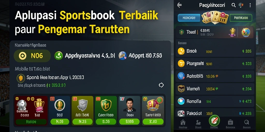 Tampilan utama N06 dengan berbagai pilihan taruhan olahraga.