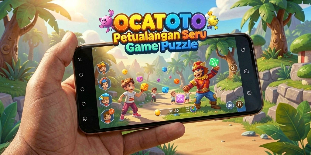 Tangkapan layar OCATOTO menampilkan aksi gameplay Puzzle yang seru.
