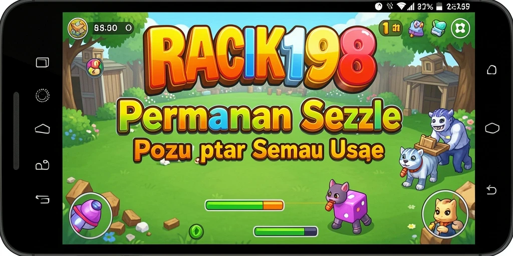 Tampilan gameplay seru dalam RACIK198 dengan teka-teki menarik.