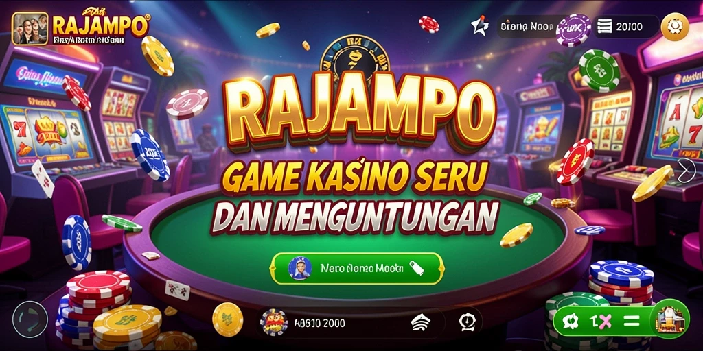 Tampilan gameplay seru di RAJAMPO dengan grafis menawan.