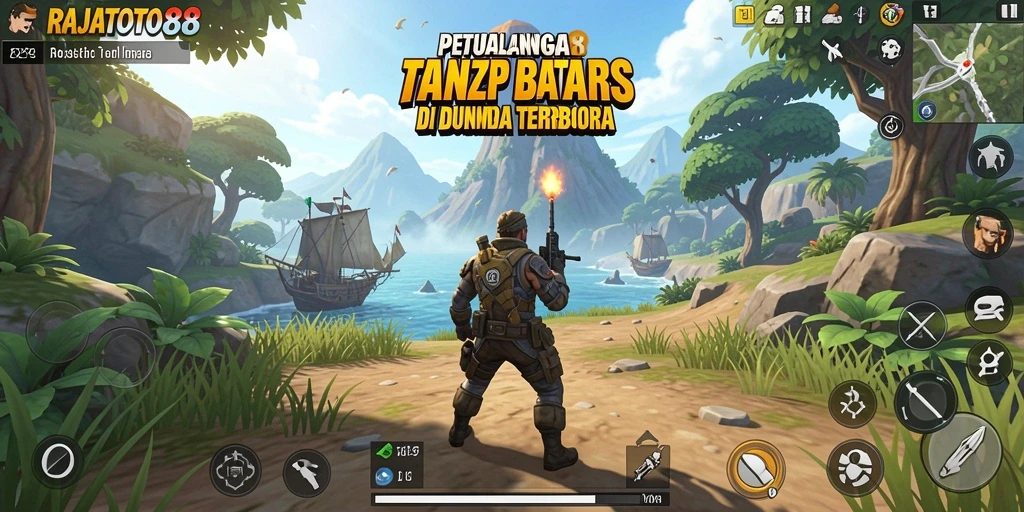 Gameplay RAJATOTO88 menunjukkan eksplorasi dunia terbuka yang menakjubkan.