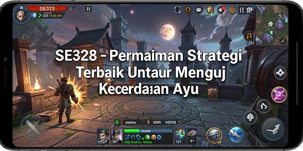 Screenshot gameplay SE328 menunjukkan strategi dan pertempuran seru.