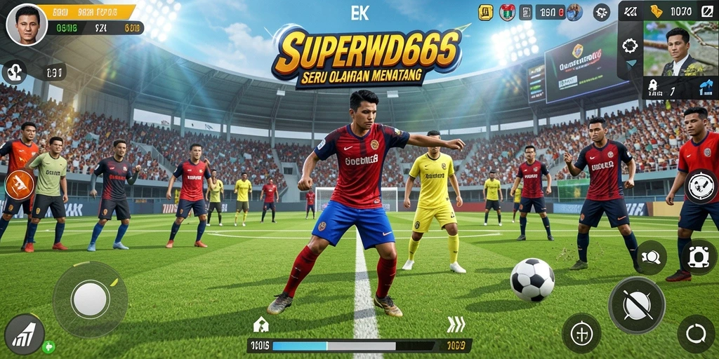 Tampilan gameplay <strong>SUPERWD666</strong> yang penuh aksi dan kompetisi.