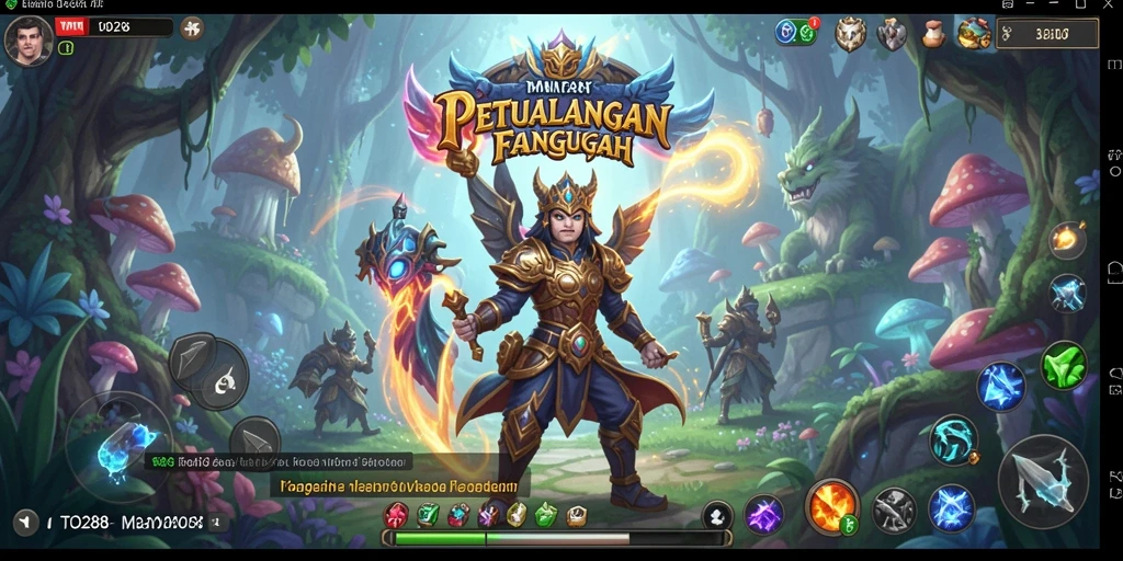 Screenshot TO288 menampilkan gameplay seru dengan pertarungan strategis yang menarik.